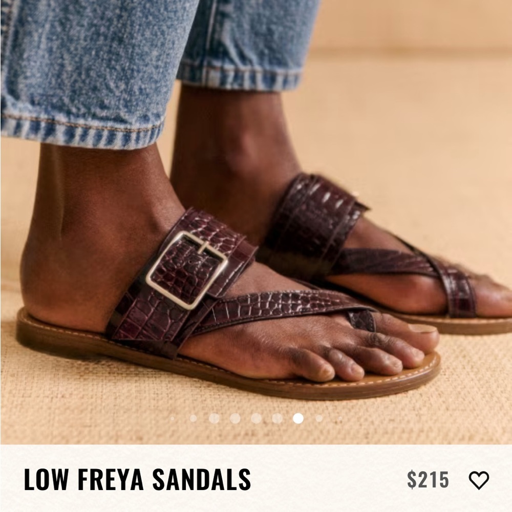 Sezane Low Freya Sandals Sz 41